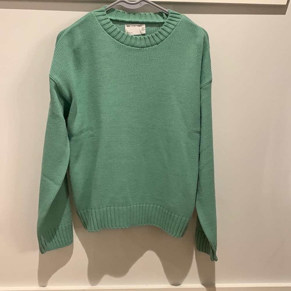 Teal cardigan